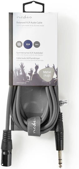 Nedis Cablu XLR de sex masculin - Gri 3m COTH15100GY30