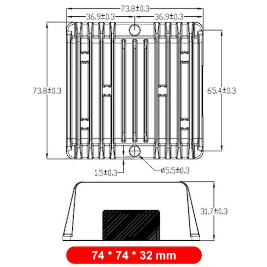 F24s48v5a5l Dc-dc 24v До 48v 5a 240w Step-up Преобразувател