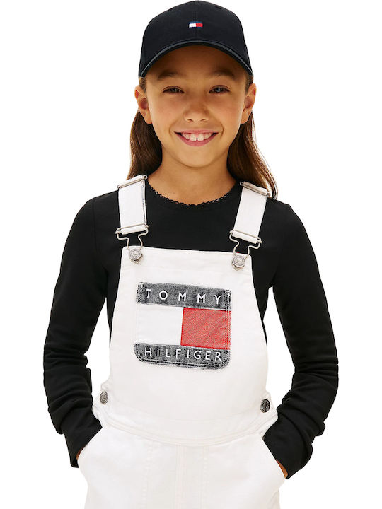 Tommy Hilfiger Kids' Jockey Fabric Black Hat