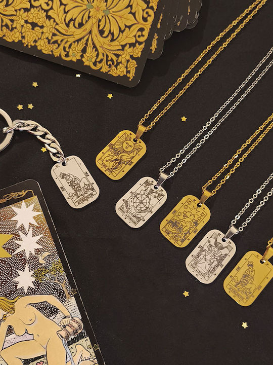 Jt Handmade Steel Keychain Charm 2026 Tarot Card