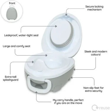 My Carry Potty Портативно Гърне Сив