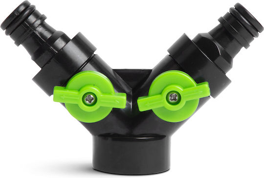 Y Hose Connector Distributor Valve Threaded Quick Connector Plastic 10.5 X 6.7 X 4