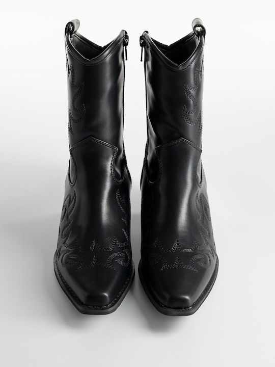Ghete Dama Cowboy Negre X26-340-C-845-MAVRO