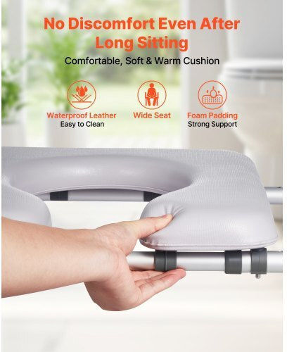 Vevor Toilet Chair with Backrest SJLDSJGMTZDK0AX9F001V0