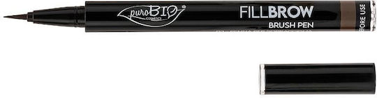 puroBio Cosmetics Waterproof Eyebrow Pen Brush in Blonde Shade 0.7ml