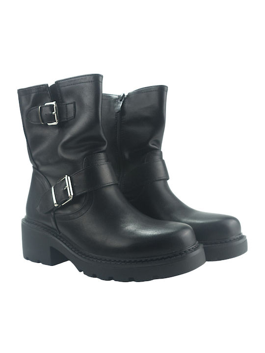 Stiefeletten Damen Schwarz