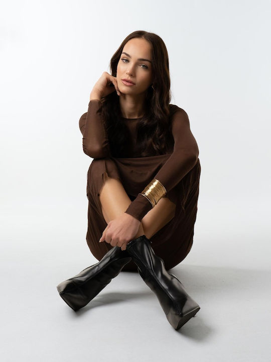 Stiefeletten Damen Schwarz