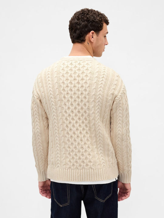 Langarm-Pullover Cream