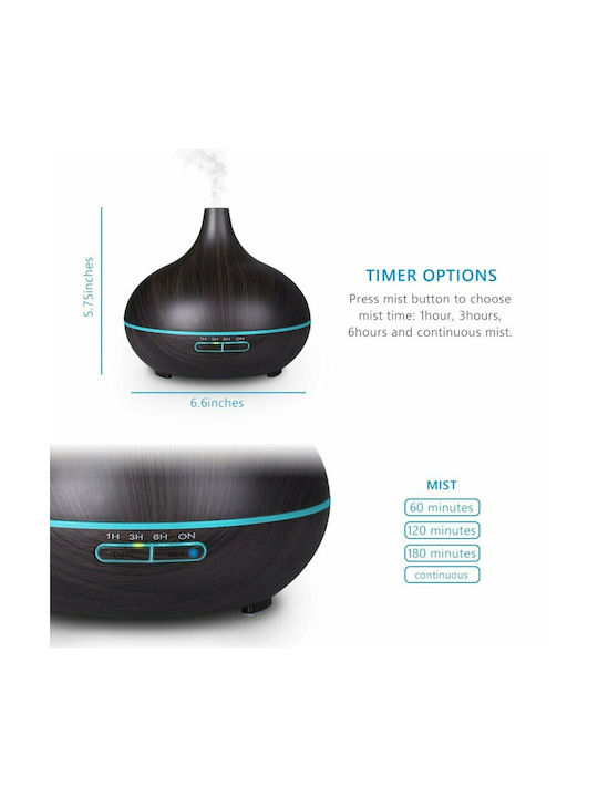 Vrising Led Aromatherapy Device with Timer Brown 14W