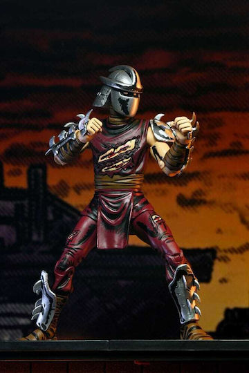 Neca Teenage Mutant Ninja Turtles Battle Damaged Shredder Action Figure 18cm