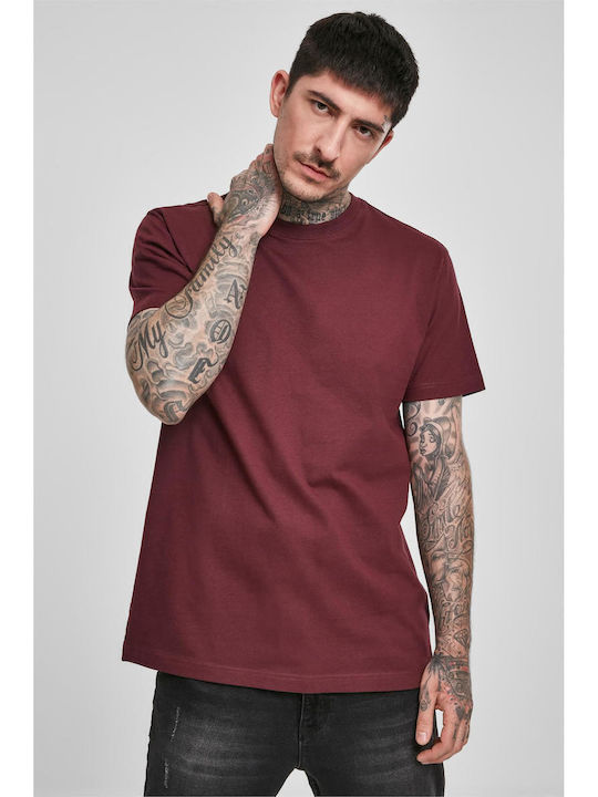 Basic T-shirt Khaki, Red Wine