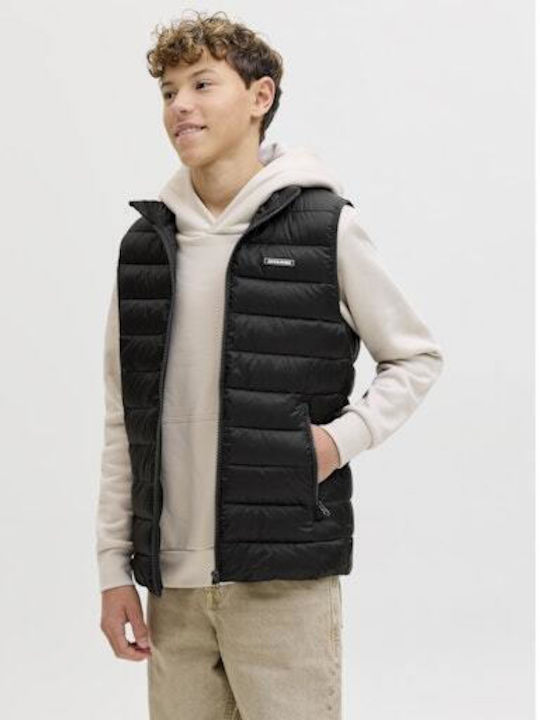Kinder Freizeitjacke Ärmellos Schwarz