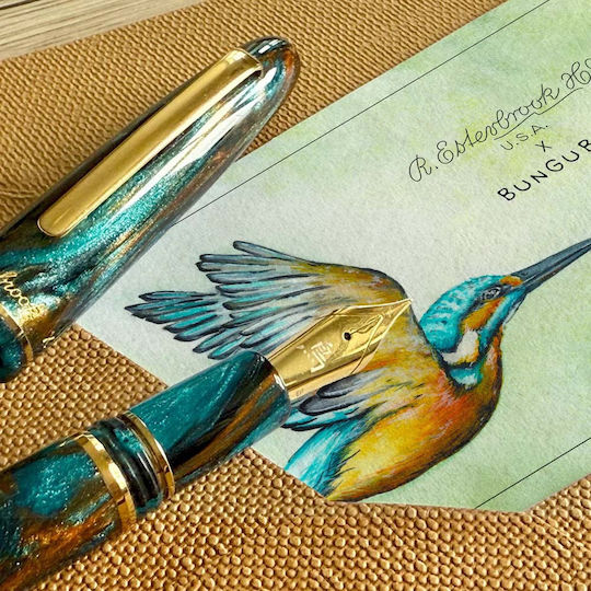 Esterbrook Pens Esterbrook Fountain Pen Broad Black With Black Ink