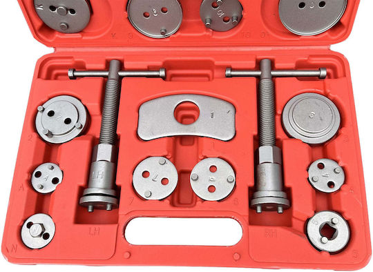 Brake Caliper Piston Rewind Pressure Rotation Kit 22 Pieces Gebo Tools