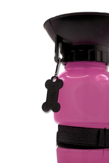 Bonnie Kunststoff Flasche Wasser für Hund 500ml in Türkis Farbe