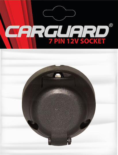 7-pin 12 V Connector Socket Carguard Trailer Trailer Hitch