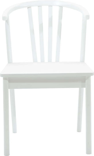 Dining Room Wooden Chair White 50.5x61x80.5cm 2pcs