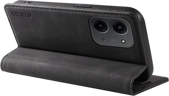 Yikatu Yk-004 Book Synthetic Leather / Silicone Black (Redmi 15C)