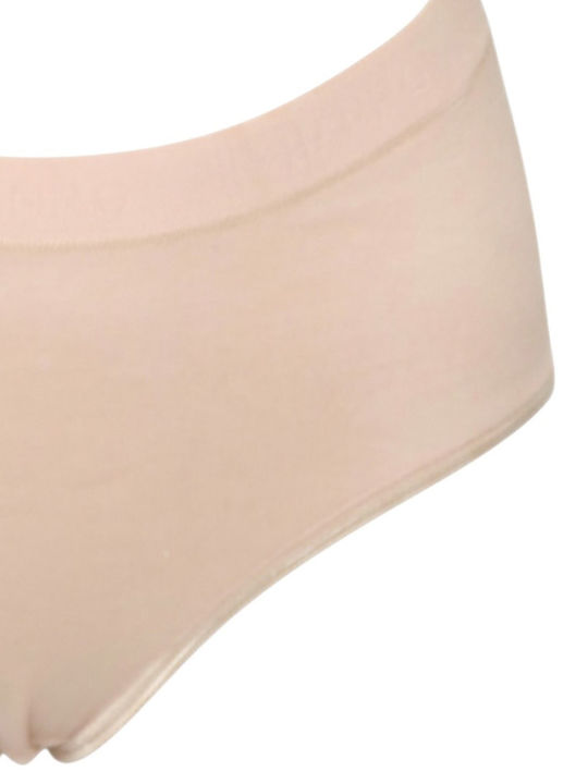 High-waisted Women's Slip Beige