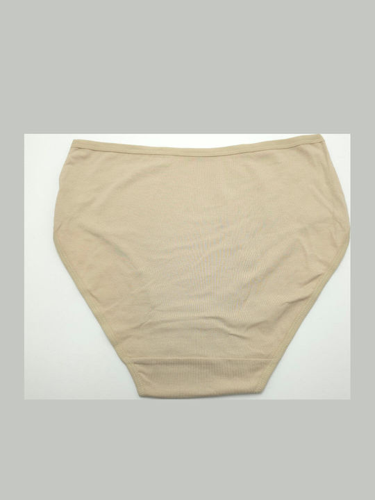 Cotton Women's Briefs Beige