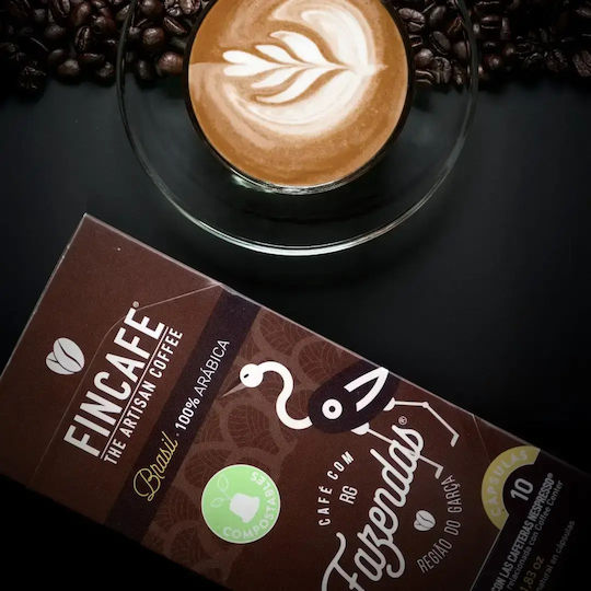 Fincafe Капсули Шоколад Съвместими с машина Nespresso 10капси