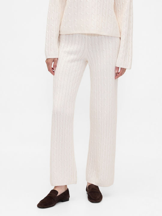 Γυναικείο Υφασμάτινο Παντελόνι Ivory Beige Frost