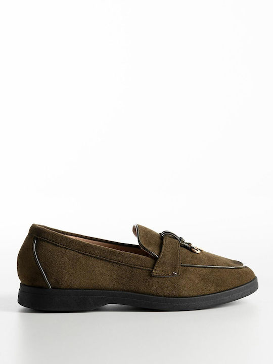 Γυναικεία Loafers σε Πράσινο Χρώμα