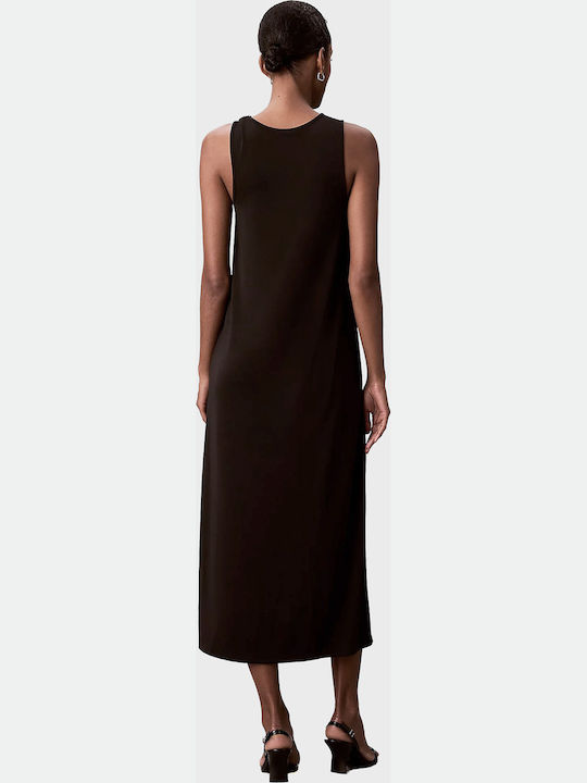 Rochie De Vară Midi De Seară Neagră