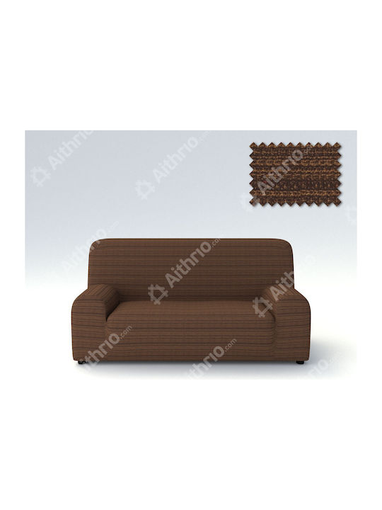 Aithrio Ibiza Elastische Abdeckung für Dreisitziges Sofa Braun 1Stück Διαθέσιμα-Καλύμματα
