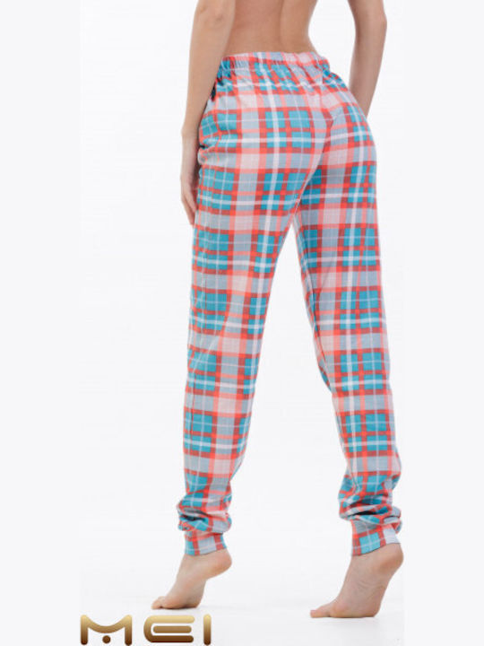 MEI Pantaloni Pijamale pentru Femei Coral