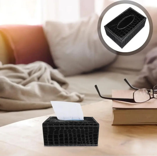 Napkin Holder Black 24x12x8.5cm