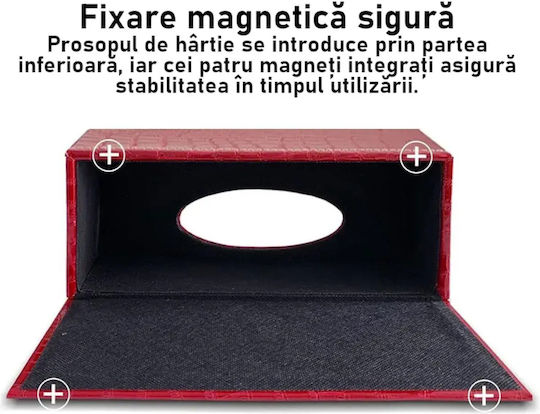 Napkin Holder Red 24x12x8.5cm