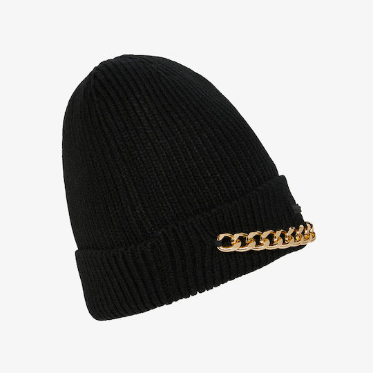 Beanie Unisex Căciulă Tricotat în culoarea Negru