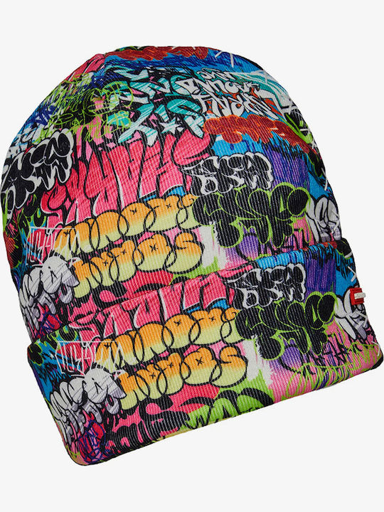 Split Knit Graff Beanie Unisex Fleece Beanie Knitted