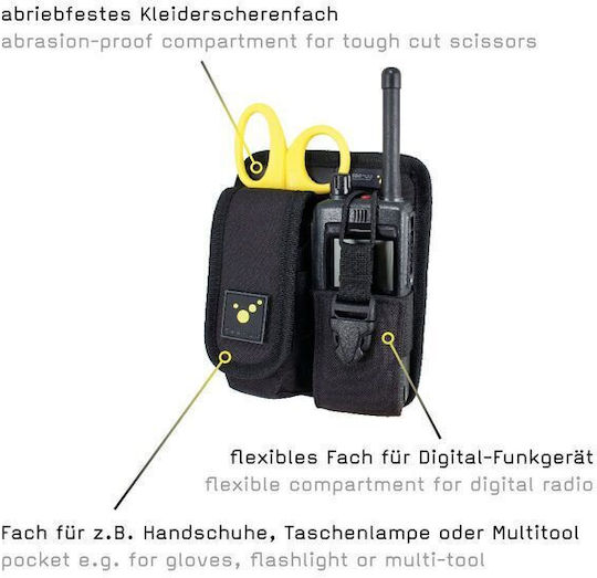 Tee-uu Radio Plus Drahtlos Jagdholster 14 X 17 X 5.5 Cm Schwarze Te05.133_1
