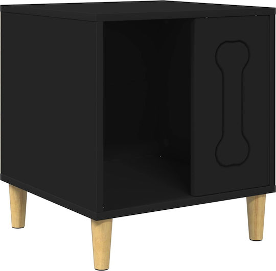 vidaXL Dog House Indoor & Outdoor Black 44x42x49cm