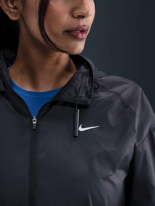 Tempo Repel Women's Sports Waterproof Black Jacket