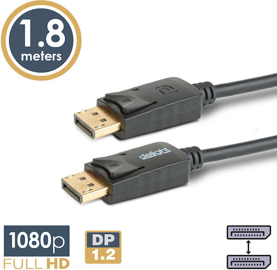 DisplayPort-Kabel Zu DisplayPort 1.2 FullHD 1080p + MST 1,8 m