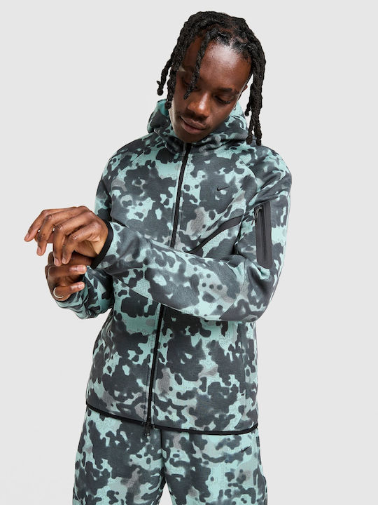 Tech Fleece Ανδρική Ζακέτα Fleece Πολυχρωμο