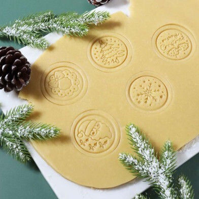 Tis Season Σετ Χριστουγεννιάτικου Κουπάτ & 7 Αποτυπωμάτων Μπισκότα Pme