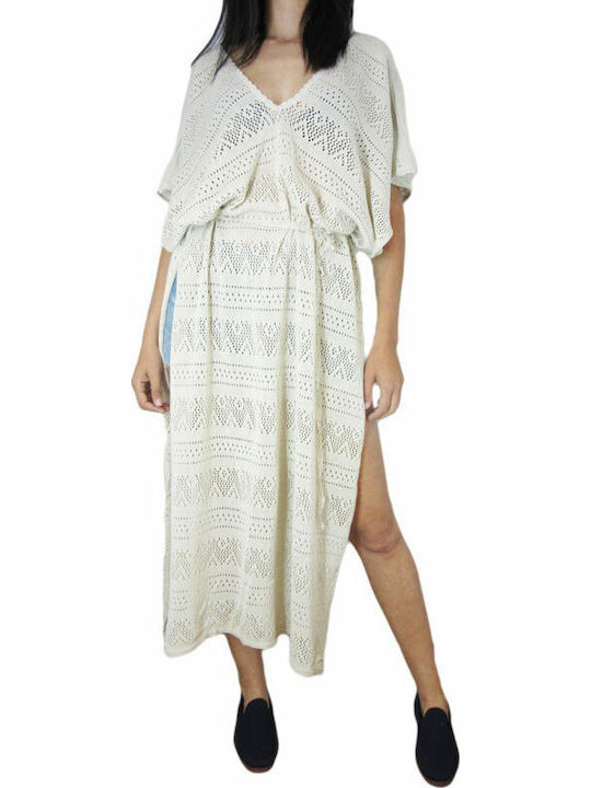 Aggel Women's Caftan Beachwear Beige
