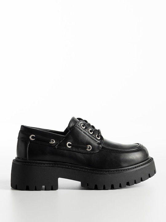 Γυναικεία Oxfords σε Μαύρο Χρώμα