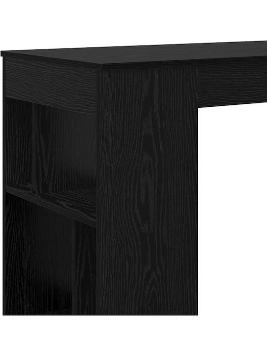 Table Bar Wooden Black Beech 102x50x103.5cm