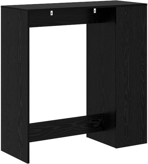Table Bar Wooden Black Beech 101x40x103.5cm