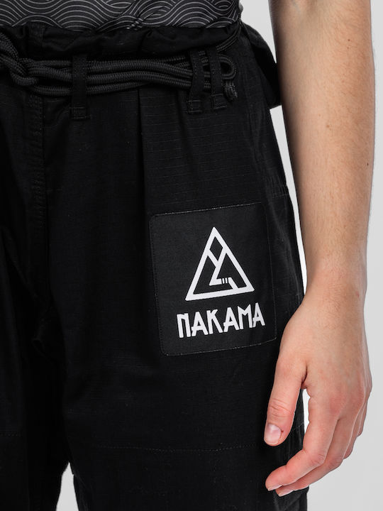 Nakama Uniform Brasilianisches Jiu Jitsu Schwarz