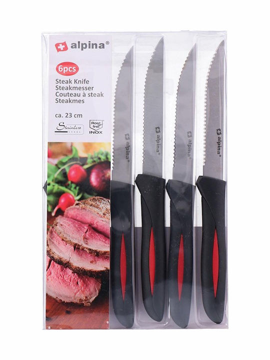 Alpina Appliances Ножове Пържола от Неръждаема Стомана 23см 23бр