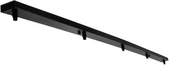 GloboStar Deckenrosette für Leuchten Schwarz 77527
