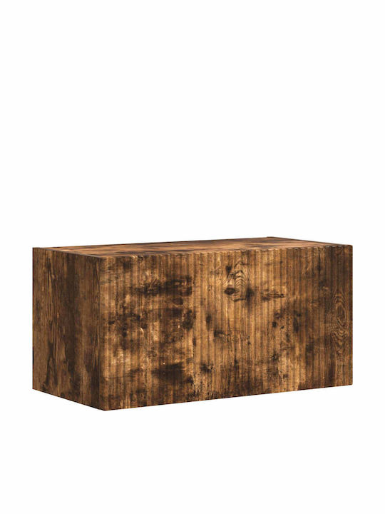 Living Room TV Unit Smoked Oak L30xW31xH100cm