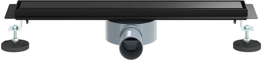 vidaXL Siphon Spülbecken mit Größe 50x11cm Schwarz