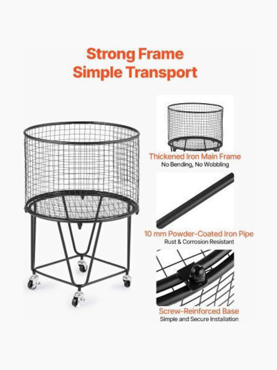 Vevor Laundry Basket Metallic White